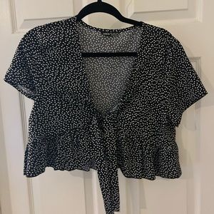 polka dot top